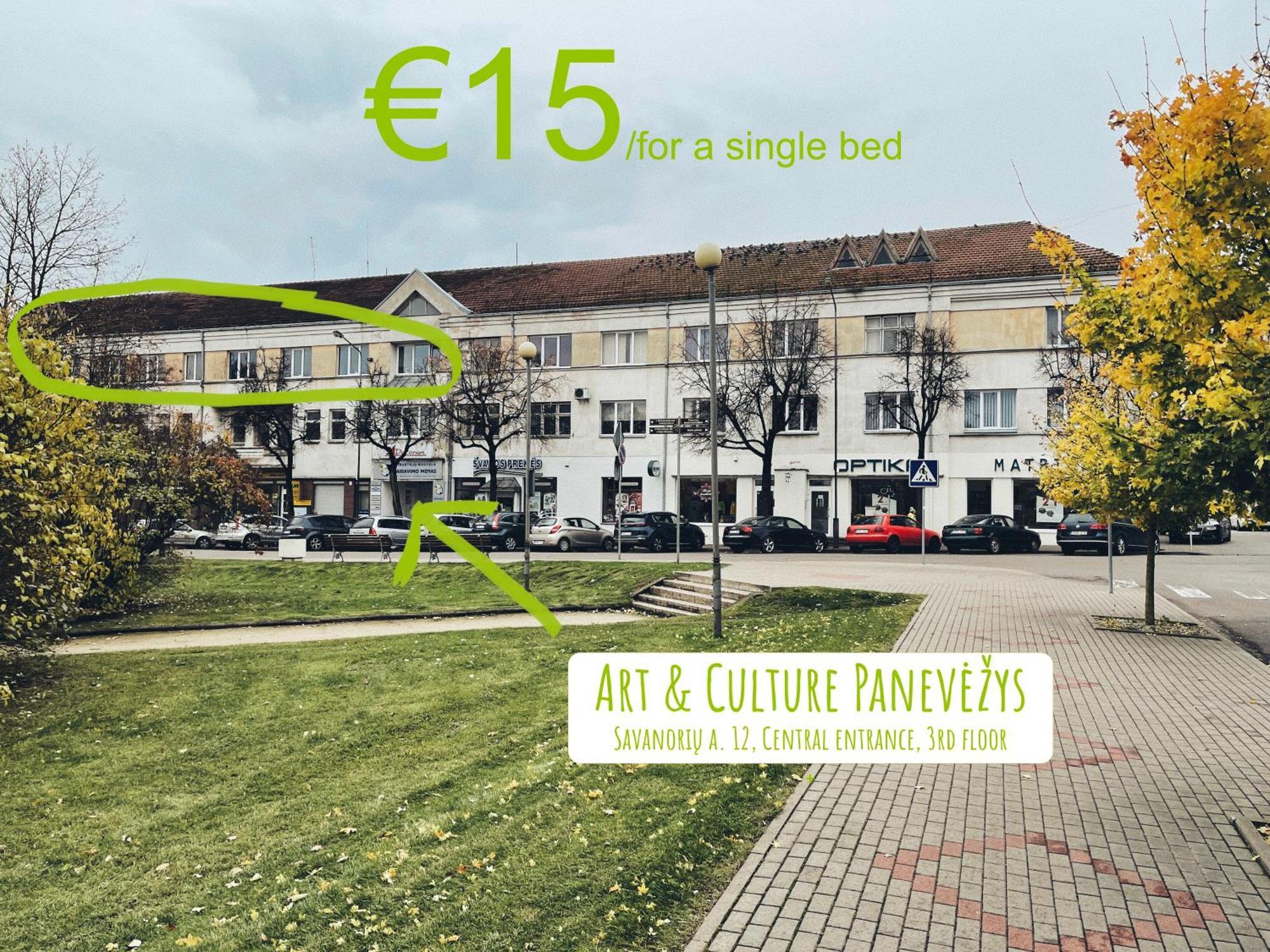 Art & Culture Panevezys Hostel Ngoại thất bức ảnh